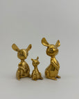 Vintage Brass Mice-A Set of Three