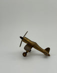 Small Vintage Brass Airplane