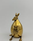 Vintage Brass Kangaroo Trinket Box