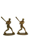 Vintage Brass Baseball Bookends-A Pair by Enesco