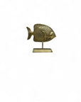Vintage Brass Fish on Stand