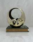 Vintage Brass Swan Basket