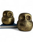 Vintage Seiden Brass Owls – Mid-Century Modern Pair
