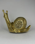 Vintage Brass Snail-Large