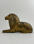 Vintage Brass Lion Sculpture – 1983 Dara International