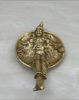 Vintage Brass Jester Trinket Dish
