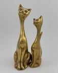 Vintage Bronze Cats-A Pair