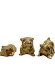 Vintage Brass Bulldogs Trio