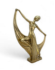 Vintage Brass Lady Dancer