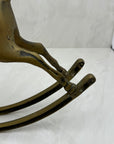 Vintage Brass Rocking Horse- Large