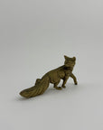 Vintage Brass Fox Figurine – Symbol of Cleverness & Resilience