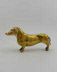 Vintage Brass Dachshund