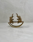 Vintage Brass Elephants on Teeter Totter