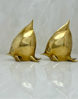 Large Vintage Brass Fish-A Pair by Dolbi Cashier
