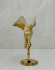 Vintage Brass Falcon