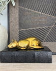 Vintage Brass Cat Figurine