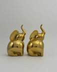 Vintage Brass Elephants-A Pair