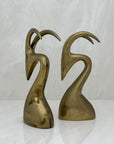 Vintage Brass Antelope Figurines-A Pair