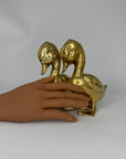 Vintage Brass Ducks