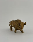 Vintage Brass Bison