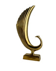 Vintage Mid-Century Brass Peacock Sculpture-17 Inches