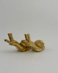 Vintage Brass MCM Snails-A Pair
