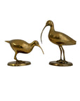 Vintage Brass Shore Birds