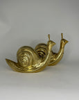 Vintage Brass Snails-A Pair