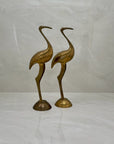Vintage Brass Birds- A Pair
