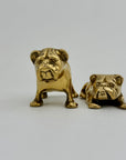 Vintage Brass Bulldogs-A Pair