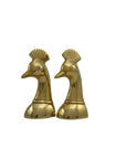 Vintage Brass Bird Bookends-A Pair