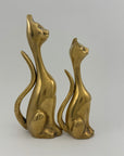 Vintage Bronze Cats-A Pair