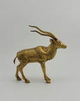 Vintage Brass Antelope