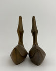 Vintage Brass Geese- A Pair