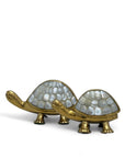 Vintage Turtles with Mother of Pearl Shell-A Pair