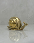 Small Vintage Brass Snail-5 inches Long