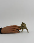 Vintage Brass Fox Figurine – Symbol of Cleverness & Resilience