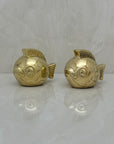 Goldfish Whimsy-Vintage Brass Fish-A Pair