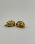 Vintage Brass Hedgehogs-A Pair