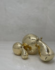 Golden Snooze – Vintage Brass Hippo Pair