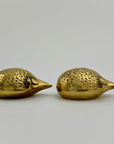Vintage Brass Hedgehogs-A Pair
