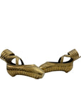 Pretty Brass Ballerina Slippers -A Pair