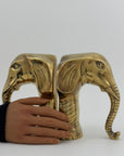 Vintage Brass Elephants- A Pair