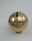 Vintage Brass Baseball Coin/Wish Bank