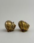 Vintage Brass Snails-A Pair