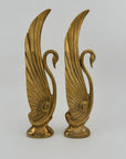 Vintage Brass Swans-A Pair by Dolbi Cashier