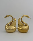 Vintage Brass Angel Wings Love Swans-A Pair by Dolbi Cashier