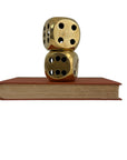 Vintage Brass Dice-A Pair