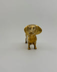 Vintage Brass Dachshund