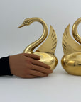 Vintage Brass Angel Wings Love Swans-A Pair by Dolbi Cashier